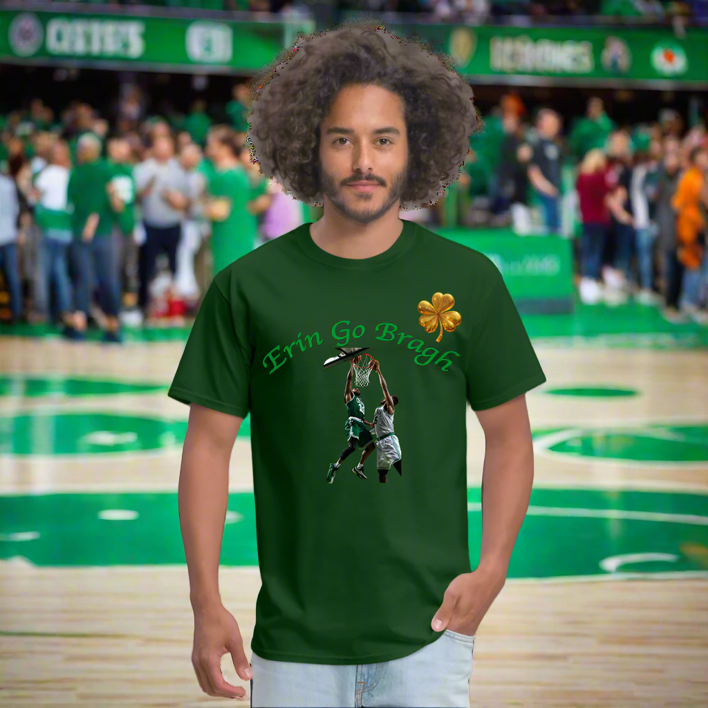 ERIN GO BRAGH BASKETBALL Unisex Classic T-Shirt - forest green