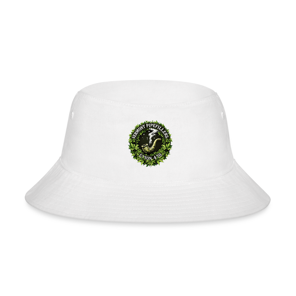 THE ORIGINAL BOSTON PIPEFILLERS UNION LOCAL 420 Bucket Hat - white