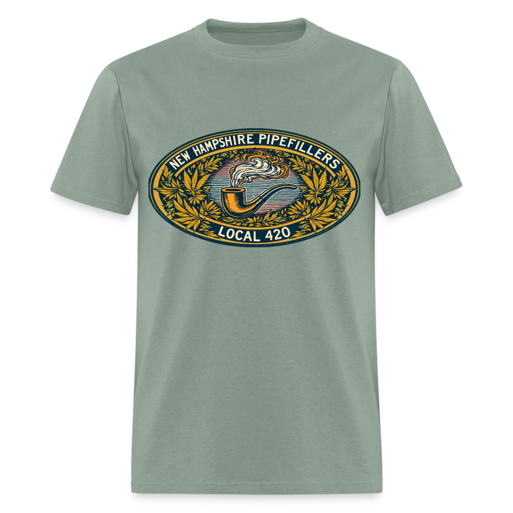 NEW HAMPSHIRE PIPEFILLERS UNION LOCAL 420 Unisex Classic T-ShirtUnisex Classic T-Shirt - sage