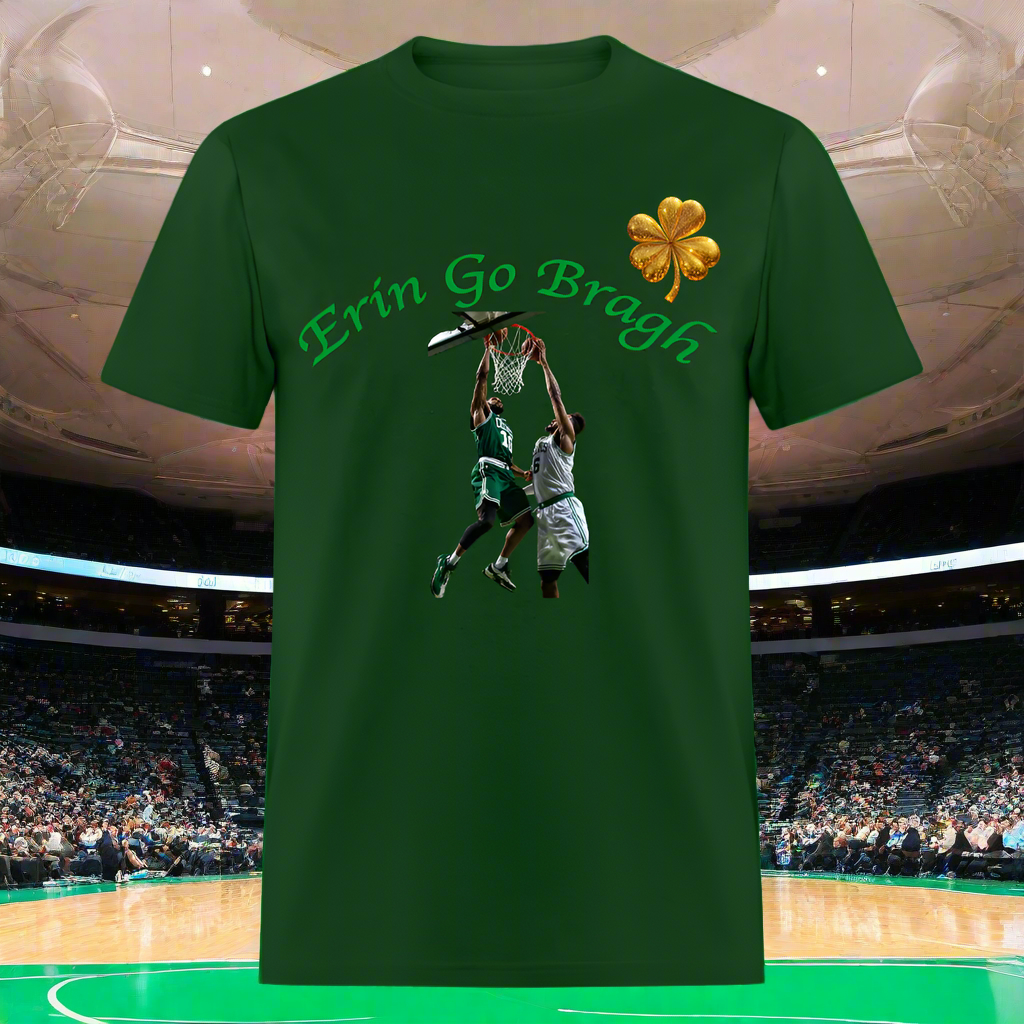 ERIN GO BRAGH BASKETBALL Unisex Classic T-Shirt - forest green