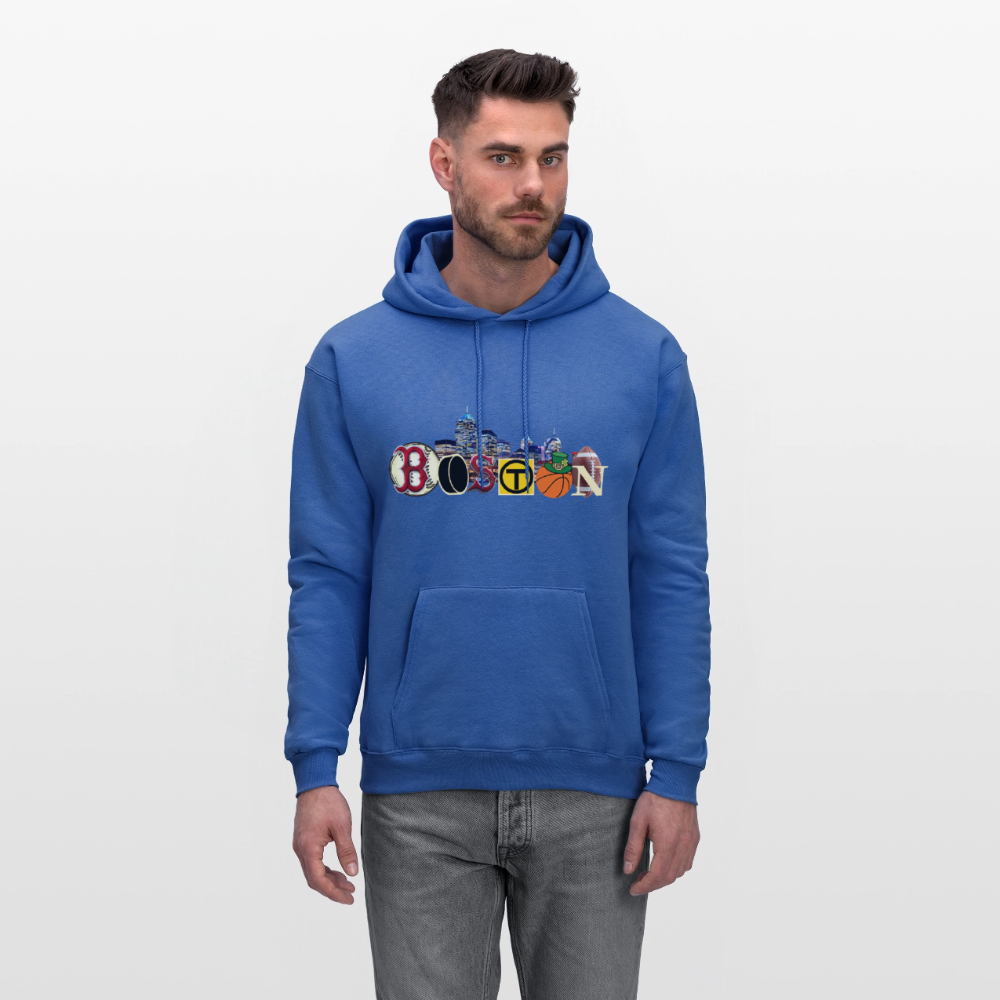 BOSTON SKYLINE Haines Men's Hoodie - royal blue