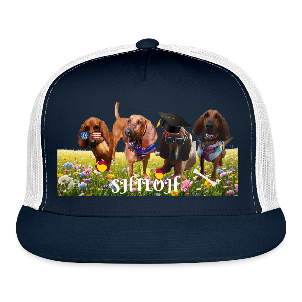 TAYLOR SHILOH 4A Trucker Hat - navy/white