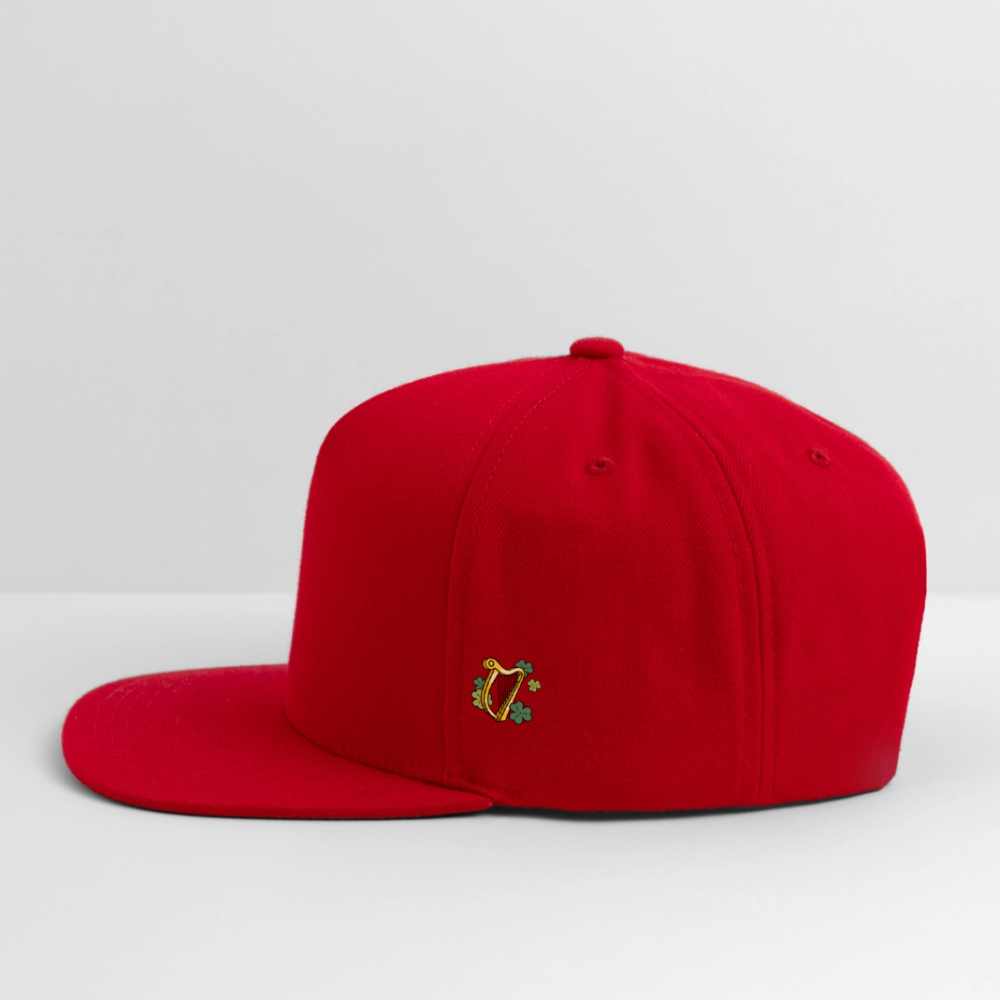 TOWNIE Snapback Baseball Cap - red