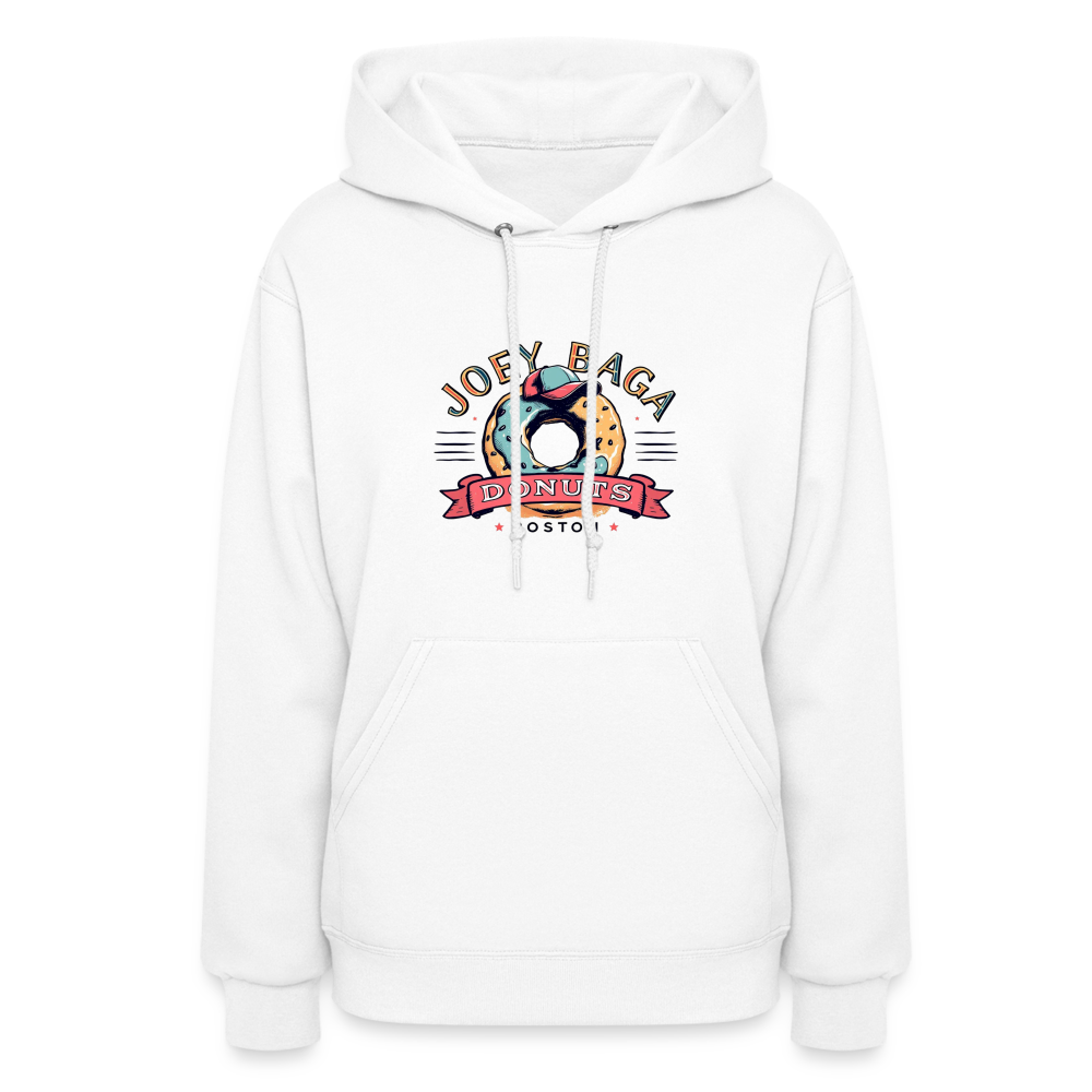 JOEY BAGA DONUTS BOSTON Women's Hoodie - white