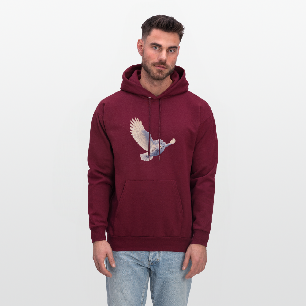 HOOTIE Men's Hoodie - burgundy
