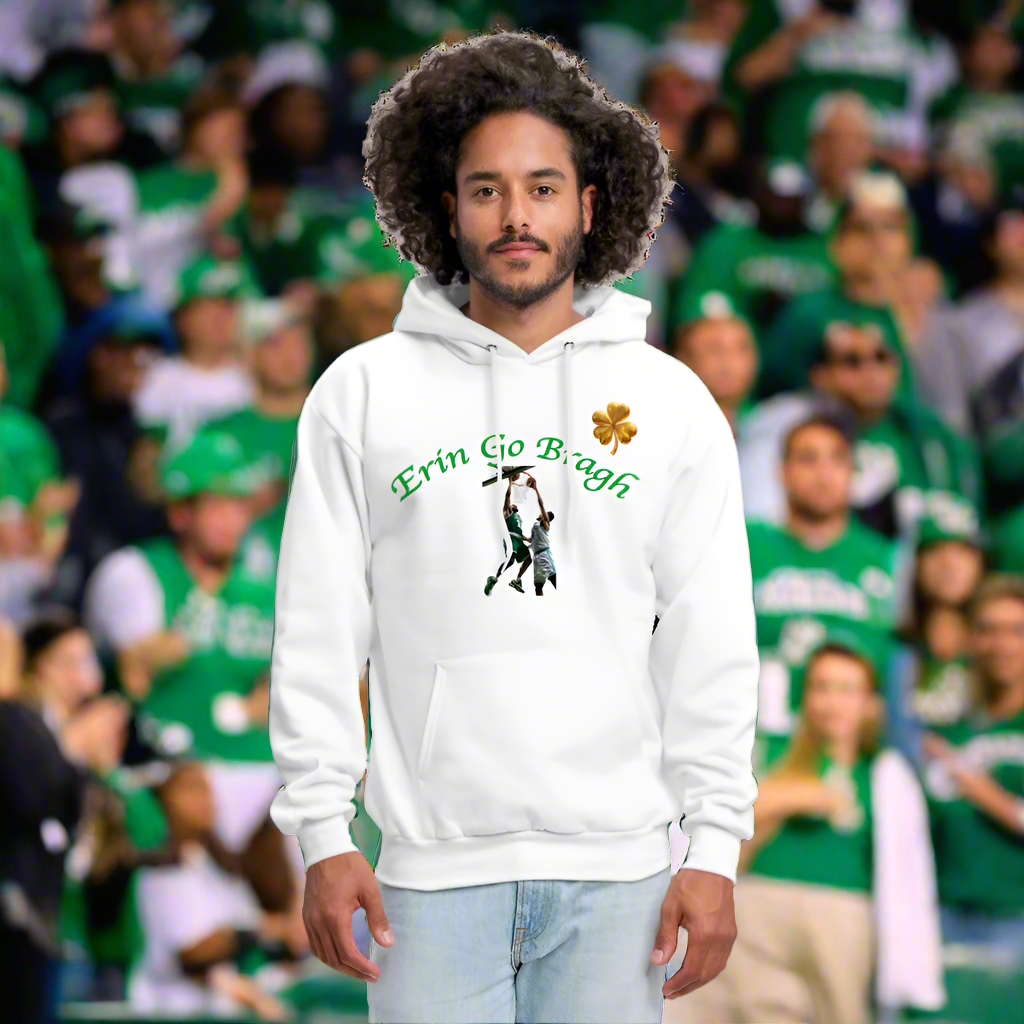 ERIN GO BRAGH GOLD Men's Hoodie - white