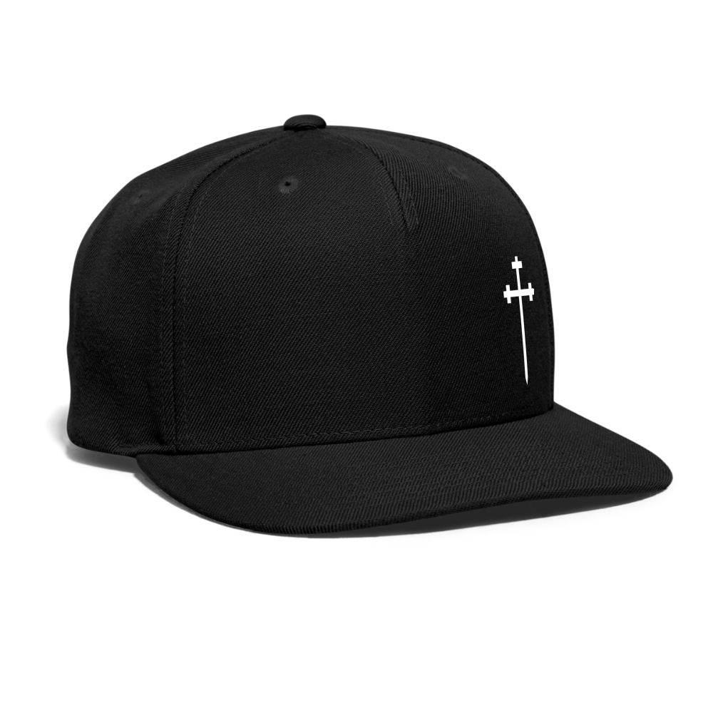 CROSS Snapback Baseball Cap - black