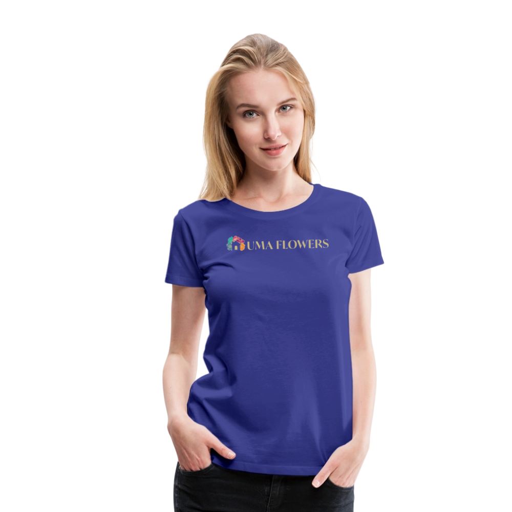 UMA FLOWERS Women’s Premium T-Shirt - royal blue