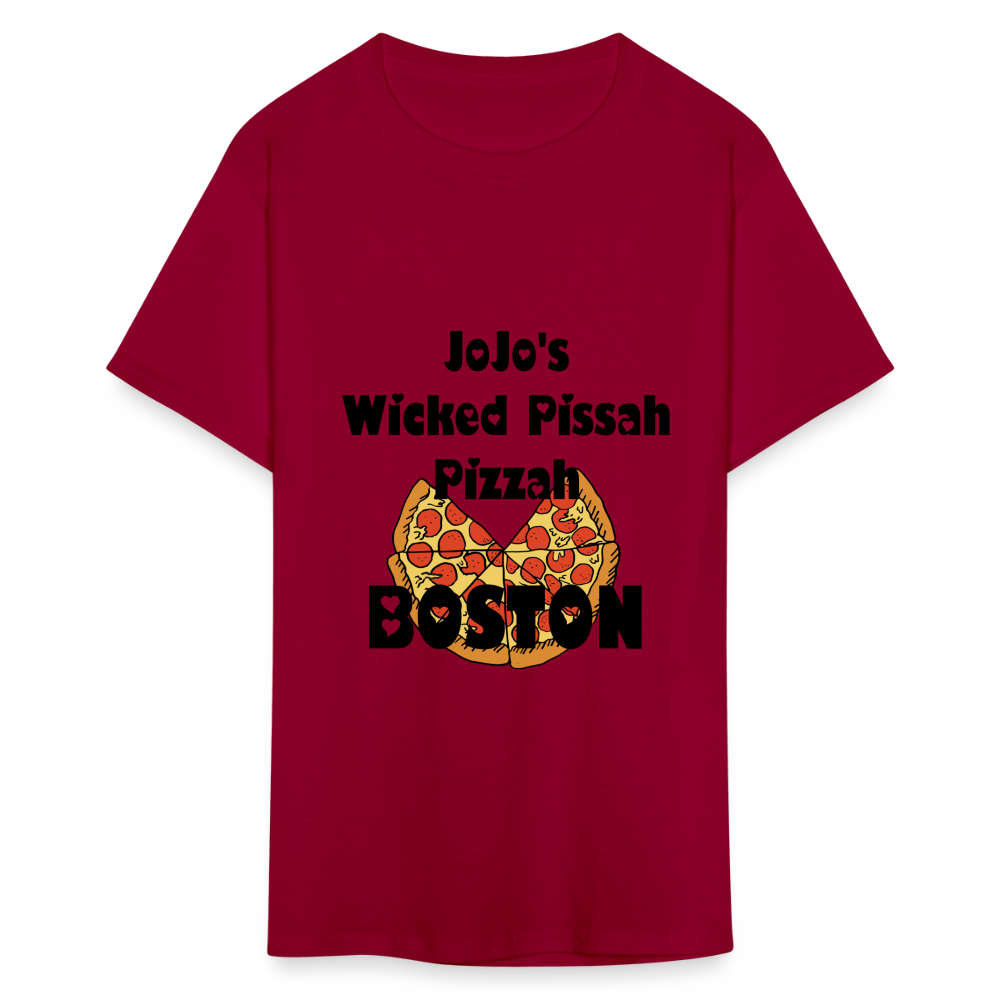 SIE CAPS JoJo's WICKED PASSAH PIZZAH BOSTON Classic T-Shirt - dark red