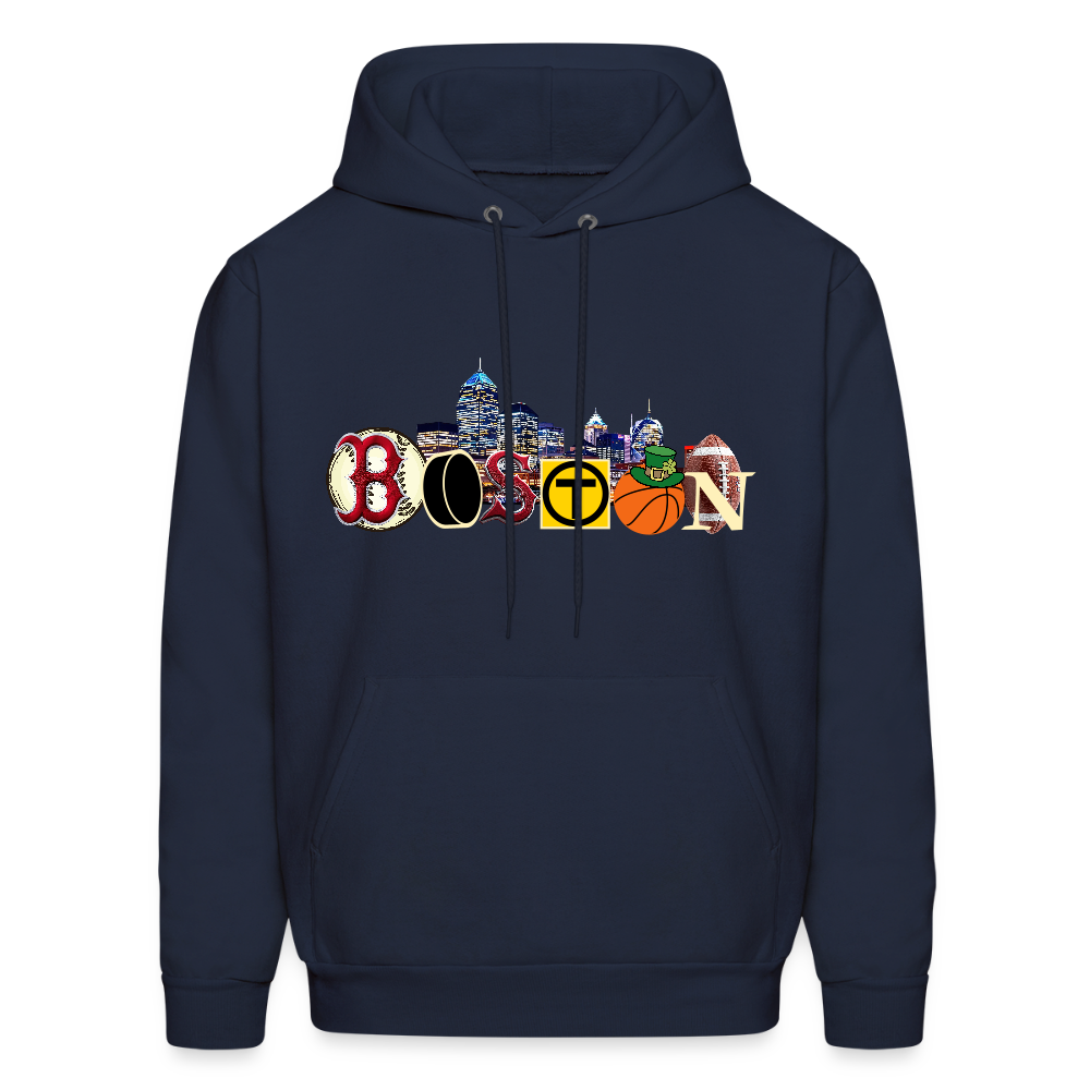 BOSTON SKYLINE Haines Men's Hoodie - navy