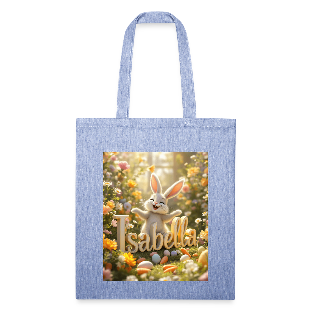 EASTER BUNNY ISABELLA Recycled Tote Bag - light Denim