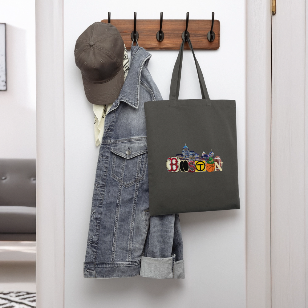 BOSTON SKYLINE Tote Bag - charcoal
