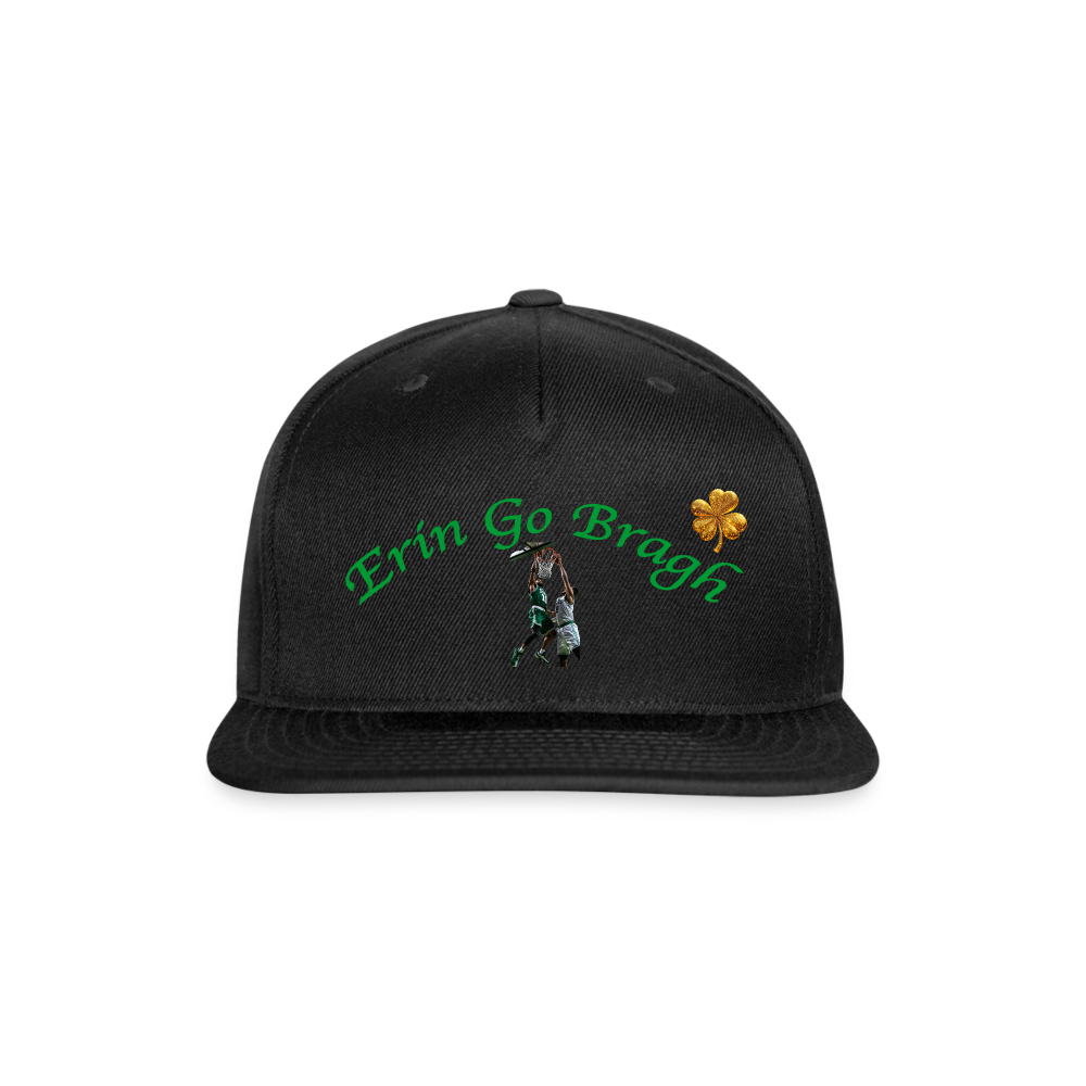 ERIN GO BRAGH GOLD Snapback Baseball Cap - black