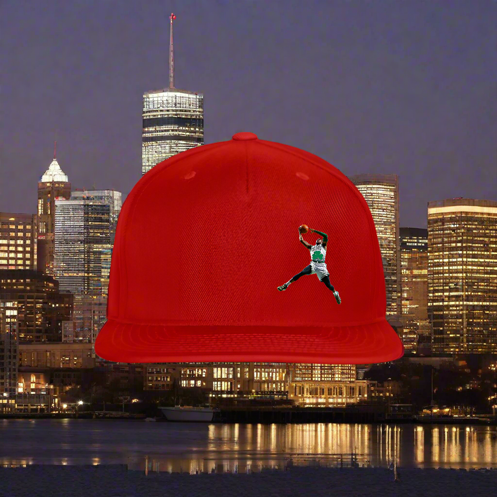 BOSTON SKYLINE JUMPBALL The Original Snapback Baseball Cap - red