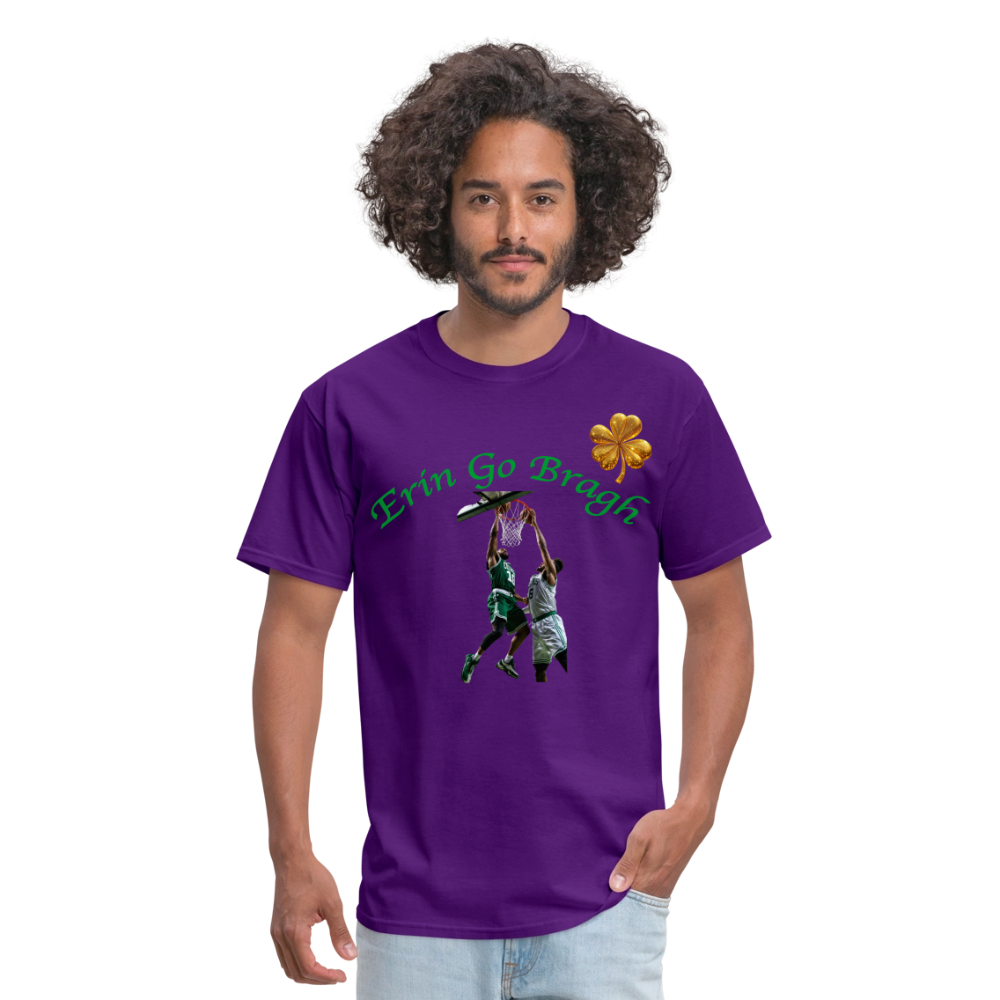 ERIN GO BRAGH BASKETBALL Unisex Classic T-Shirt - purple