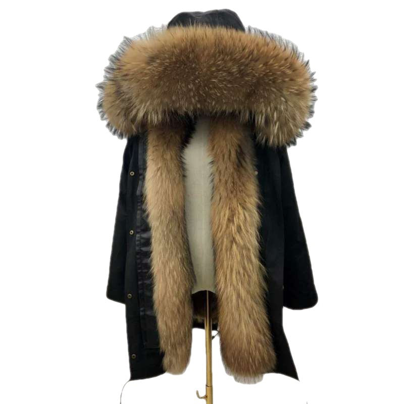 Luxurious Faux Fur Winter Jacket with Detachable Liner (From) $169.95
