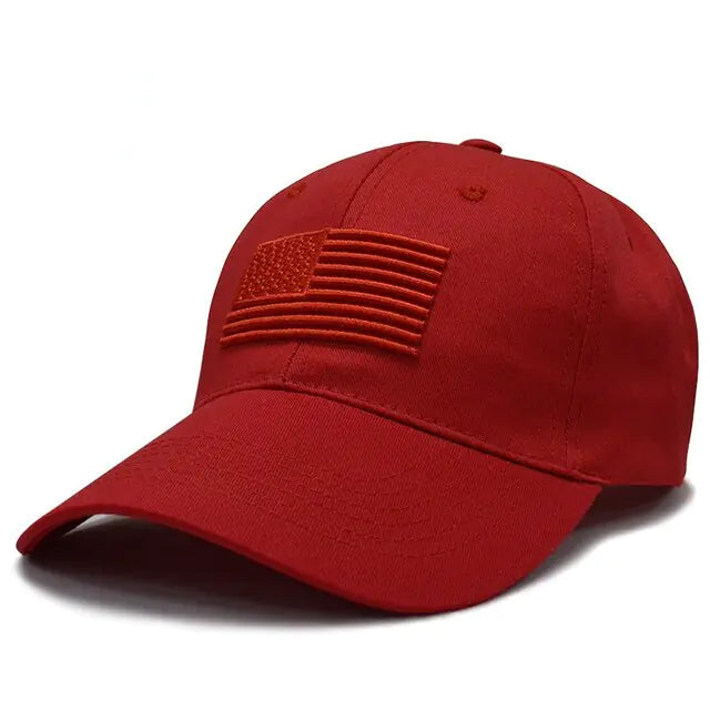 SIE CAPS "Embroidered American Flag" Tactical Baseball Caps
