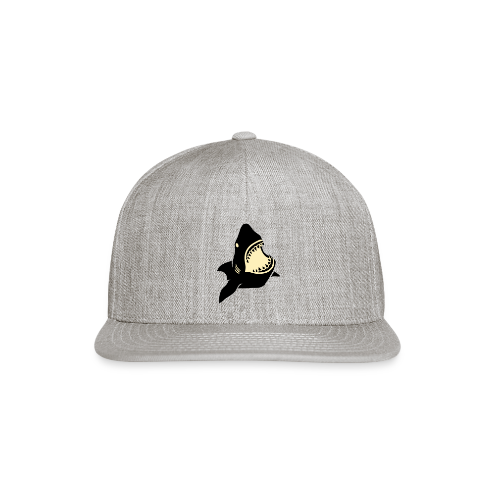 Snapback Baseball Cap - heather gray