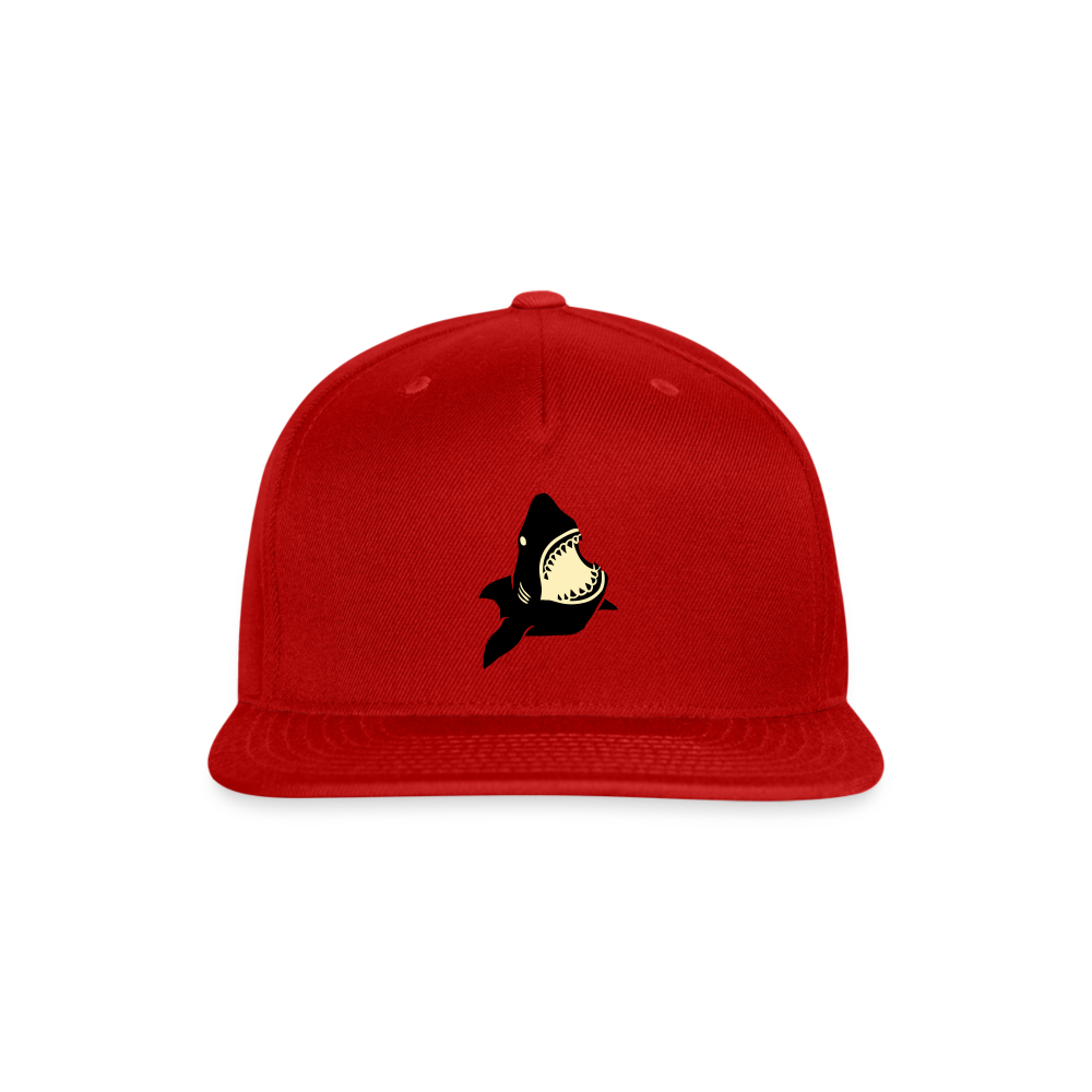 Snapback Baseball Cap - red