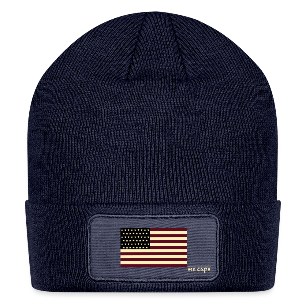 Patch Beanie - navy