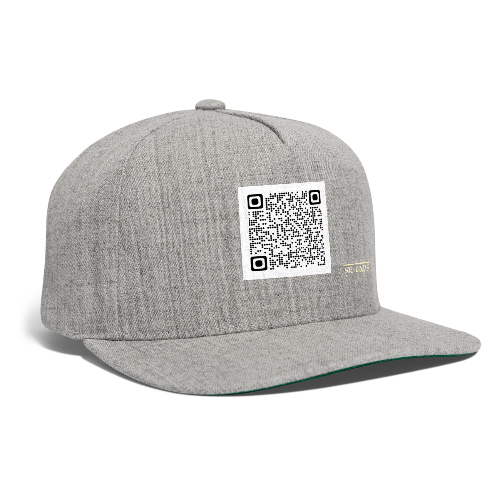 QR CODE Caps - heather gray