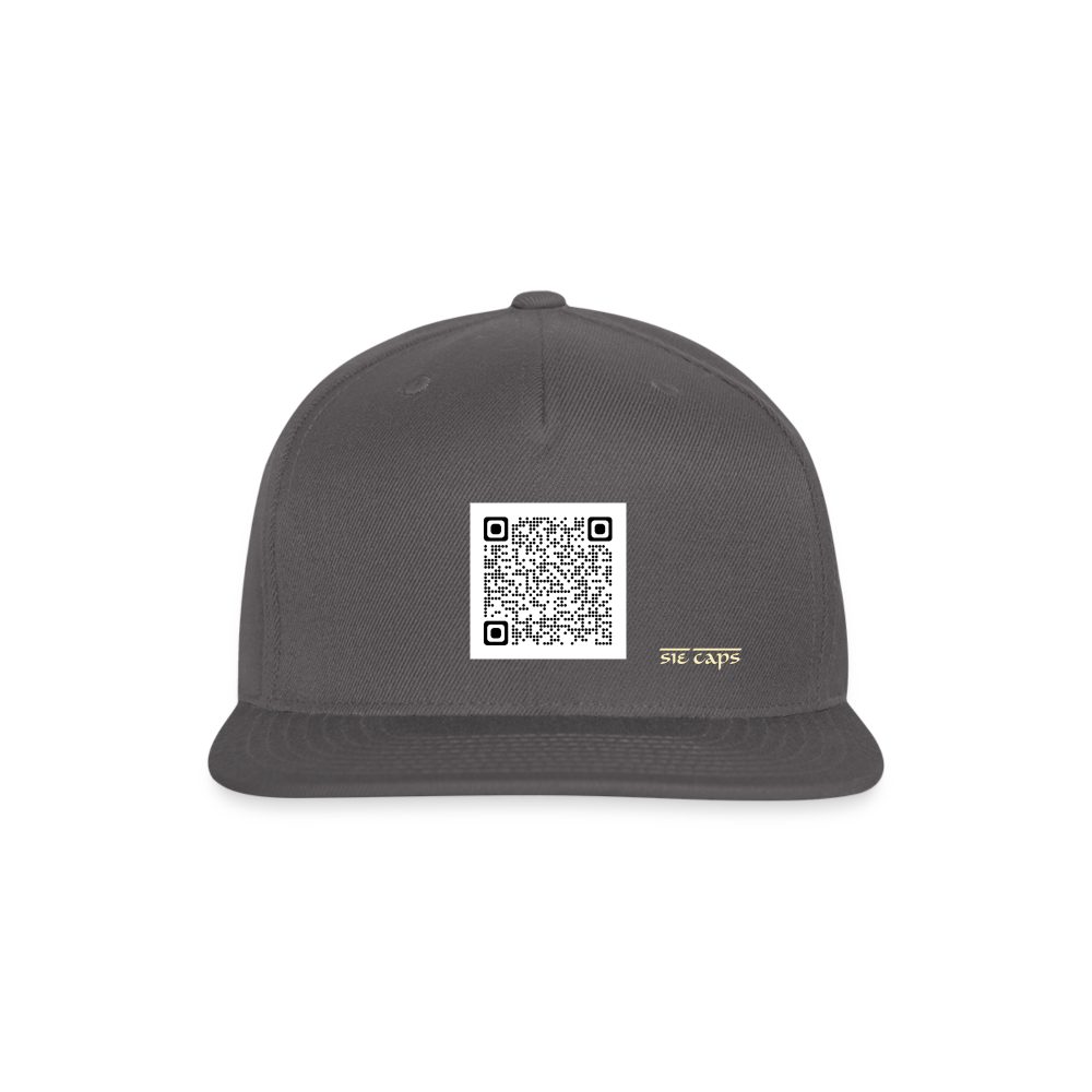 QR CODE Caps - dark grey