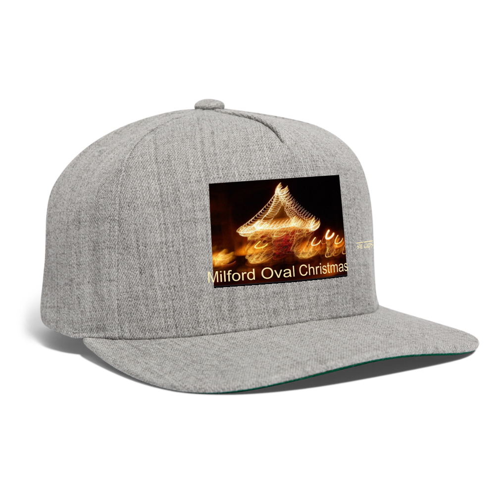 Snapback Baseball Cap - heather gray