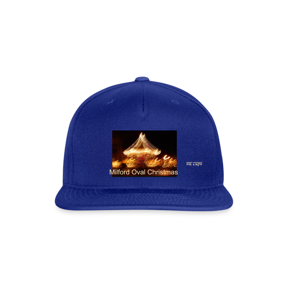 Snapback Baseball Cap - royal blue