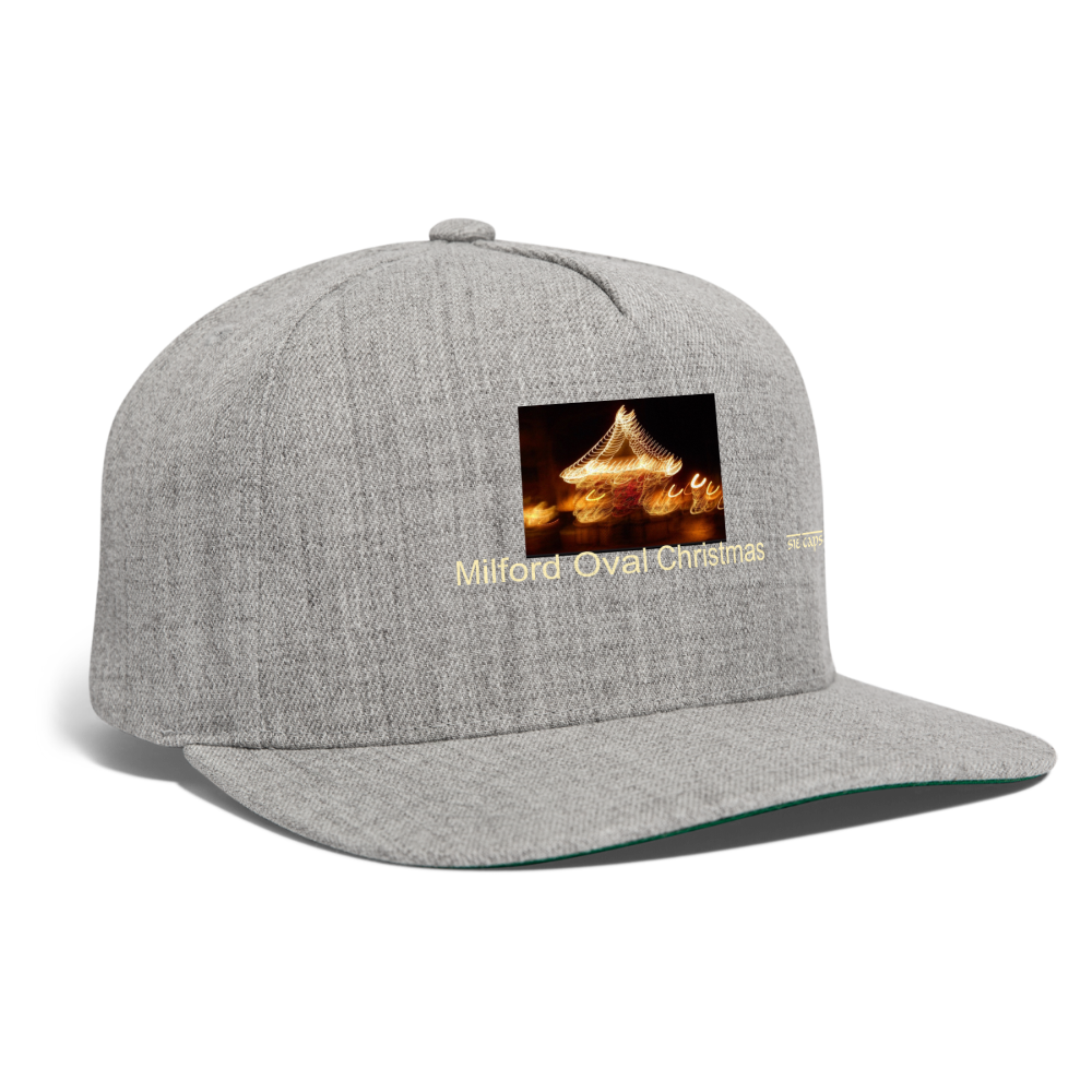 Snapback Baseball Cap - heather gray