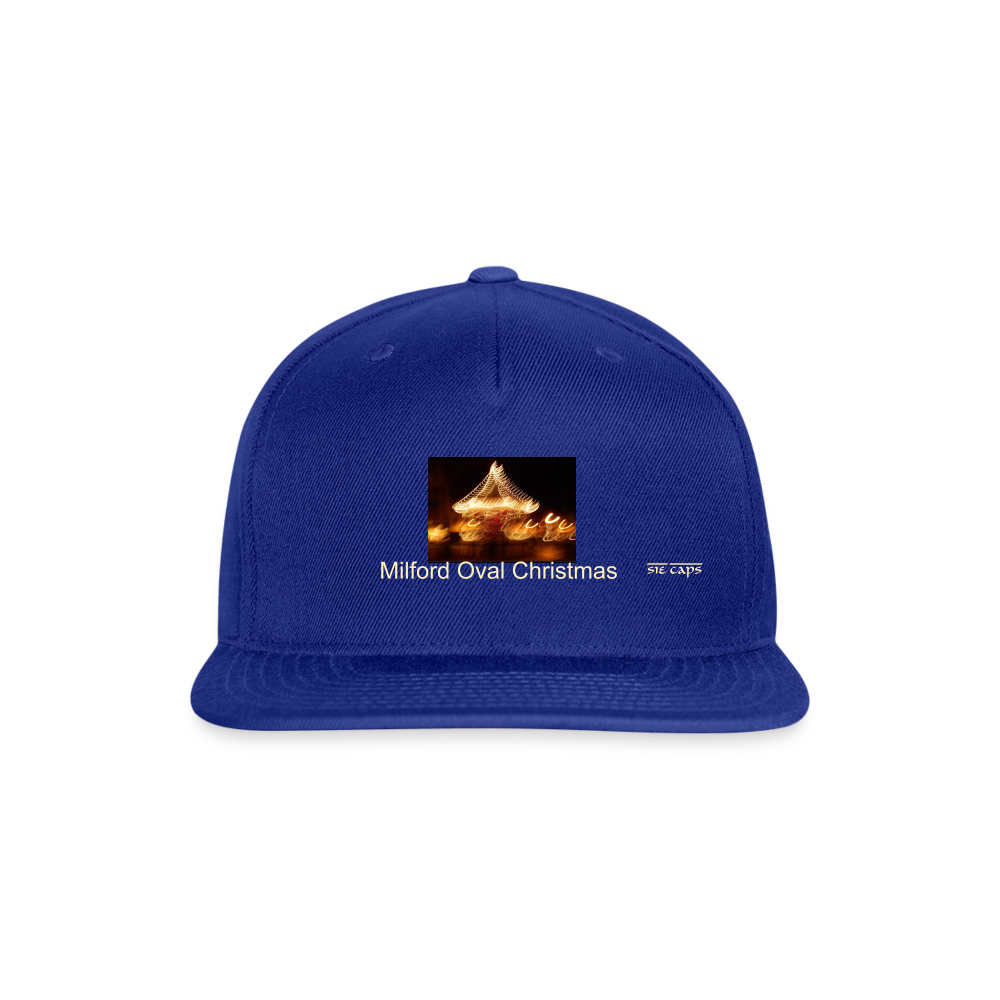 Snapback Baseball Cap - royal blue