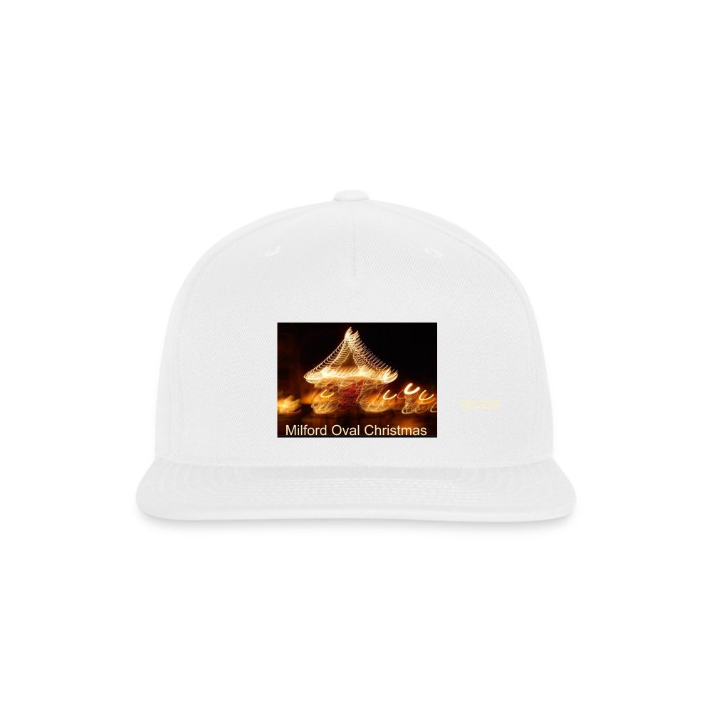 Snapback Baseball Cap - white