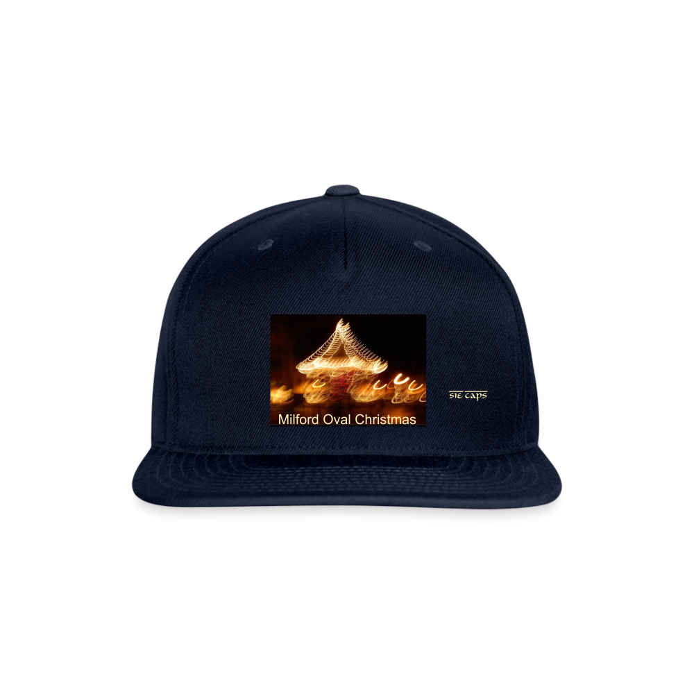 Snapback Baseball Cap - navy