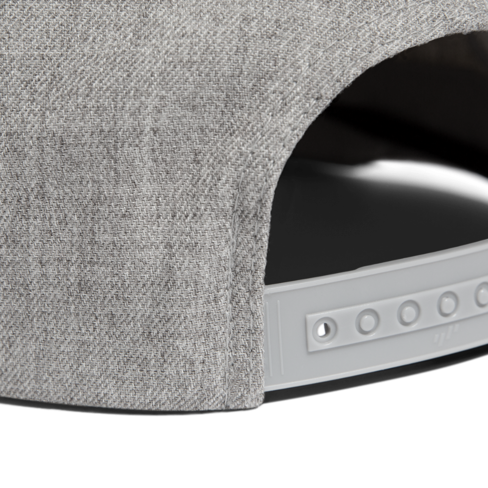 LAUREN Snapback Baseball Cap - heather gray
