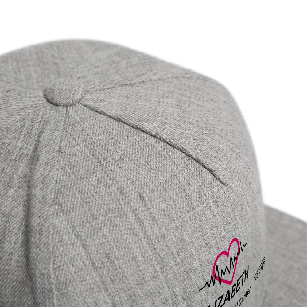 Snapback Baseball Cap - heather gray