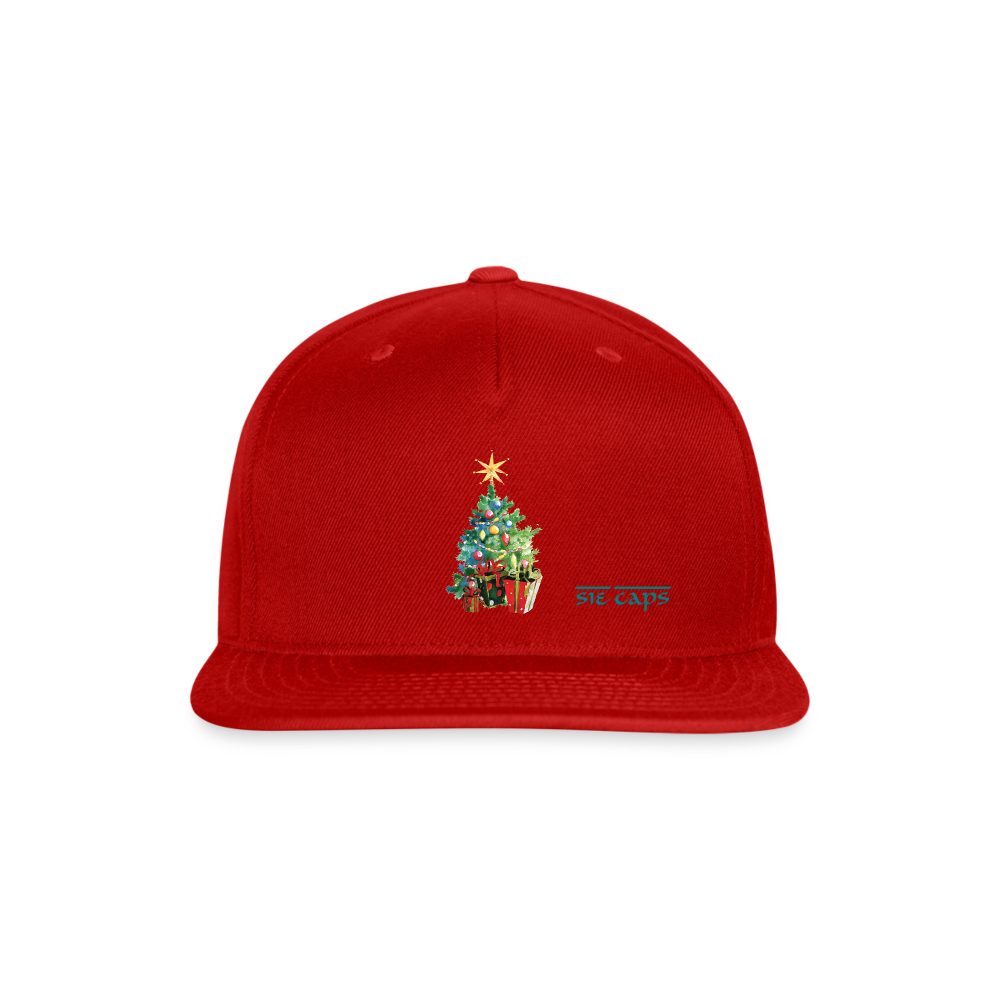tree presents Snapback Baseball Cap - red