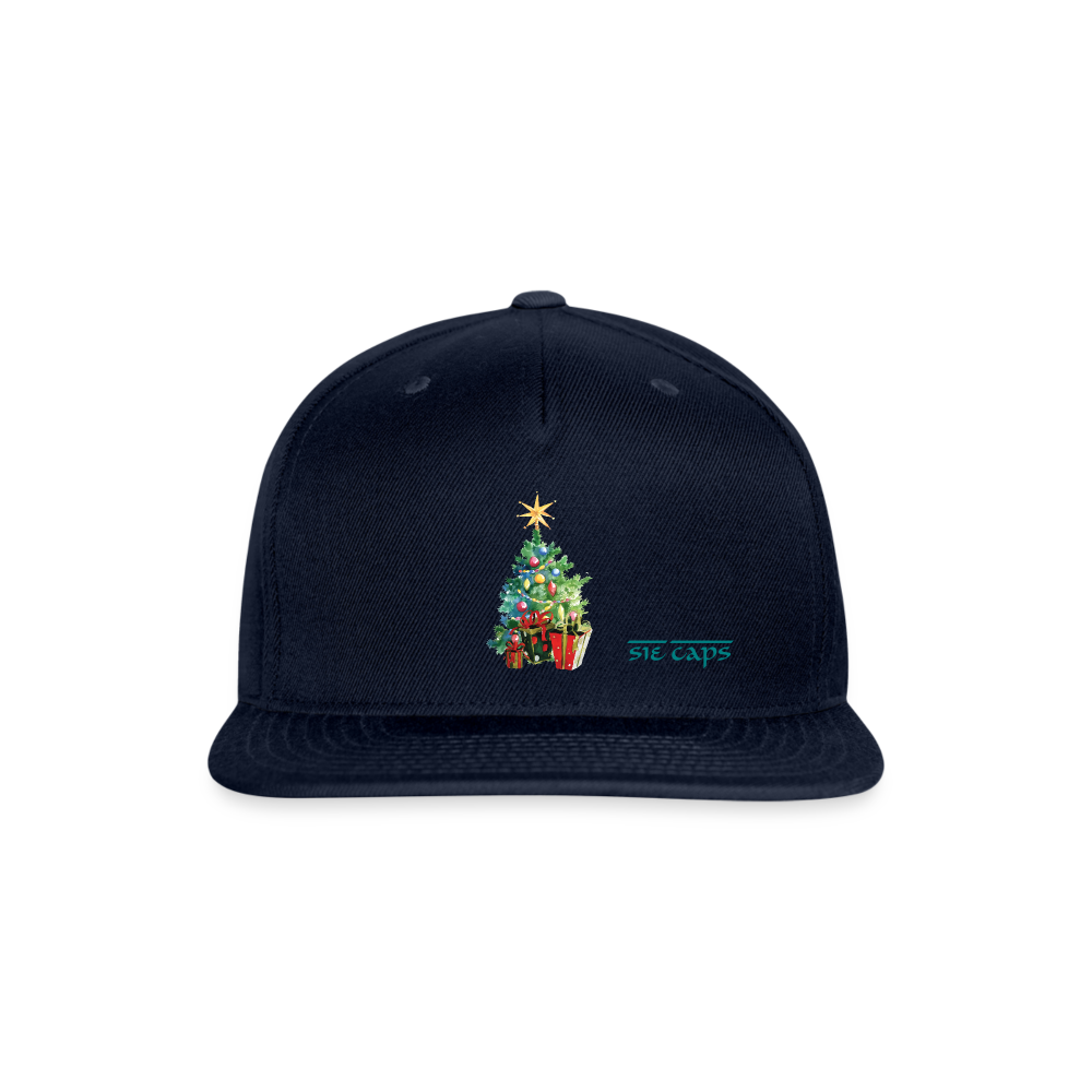 tree presents Snapback Baseball Cap - navy