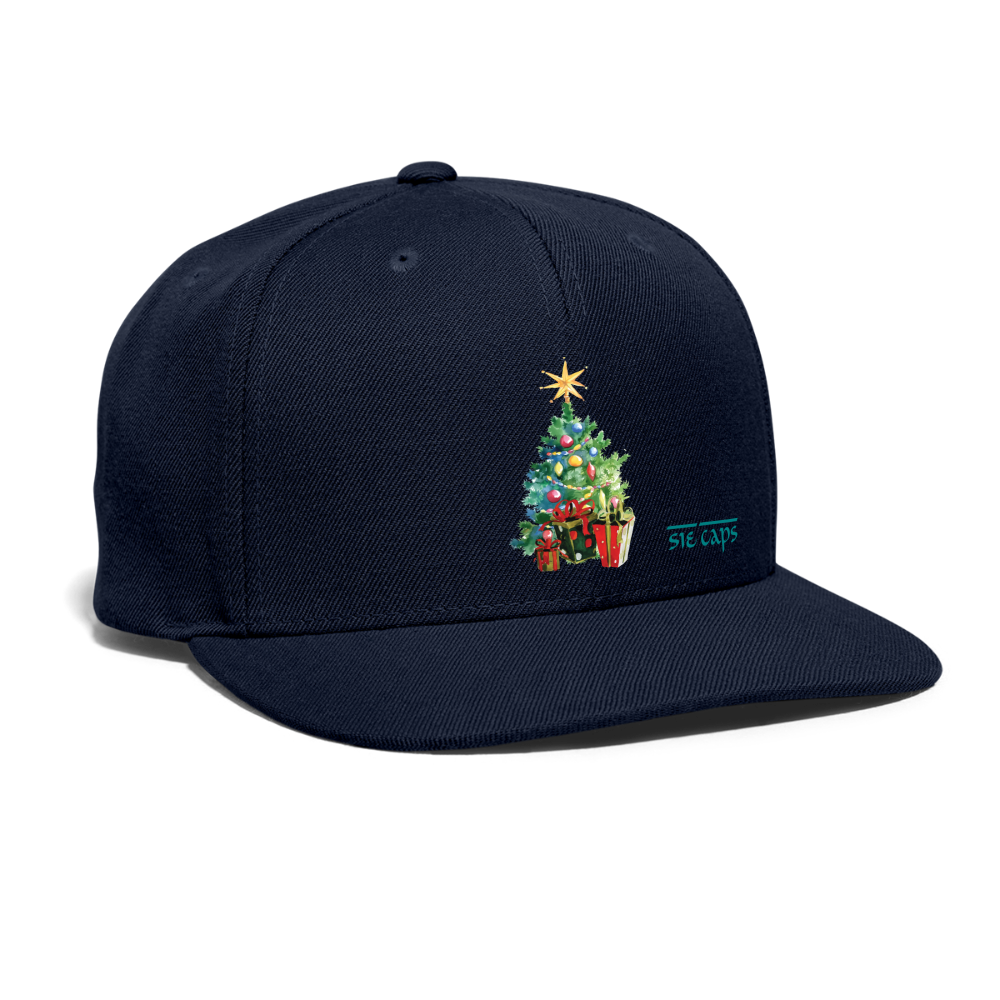 tree presents Snapback Baseball Cap - navy