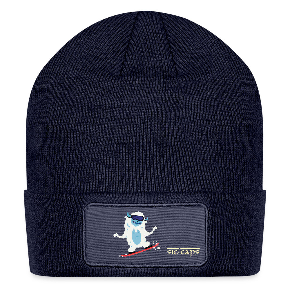 Patch Beanie - navy