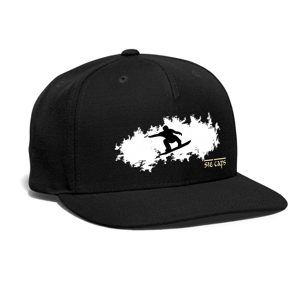 SIE CAPS "FRESHY POW POW" Snapback Baseball Cap - black