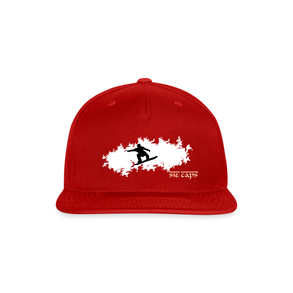 SIE CAPS "FRESHY POW POW" Snapback Baseball Cap - red