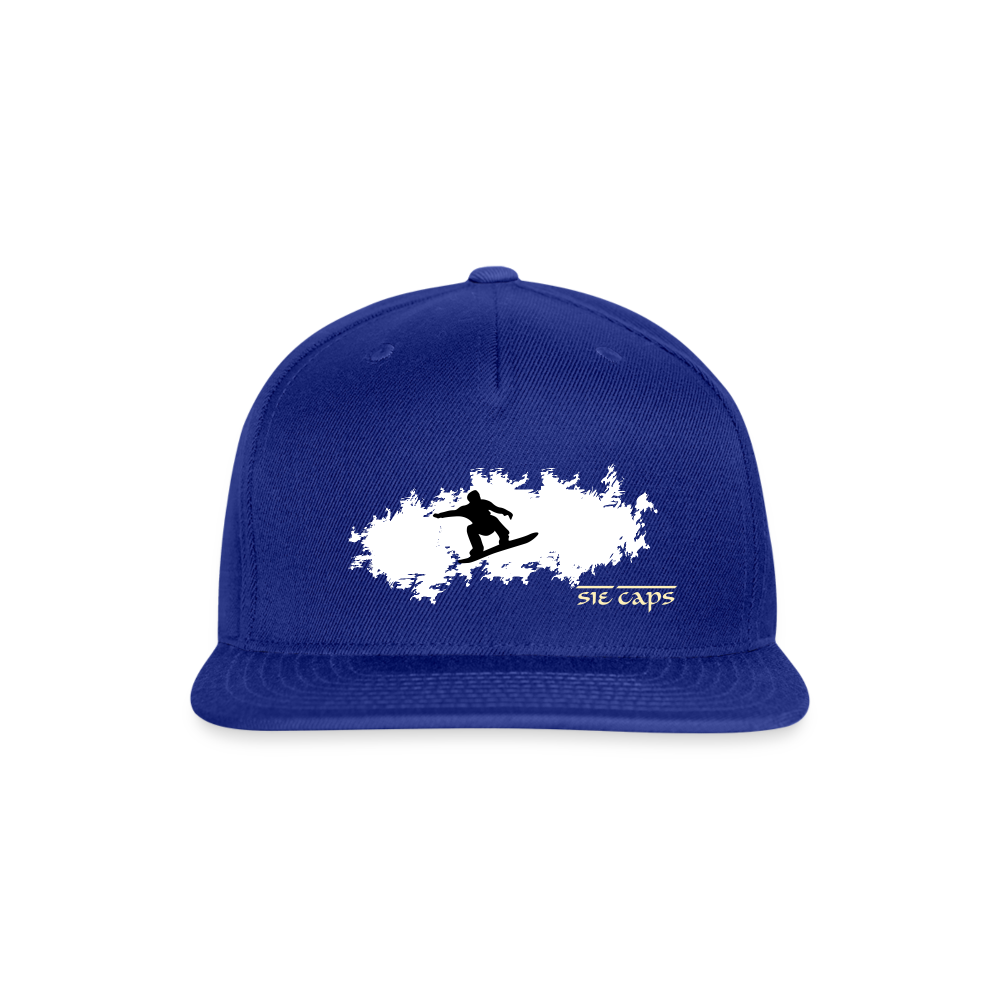 SIE CAPS "FRESHY POW POW" Snapback Baseball Cap - royal blue