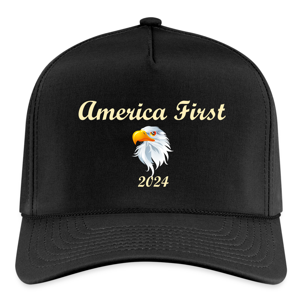 SIE CAPS "AMERICA FIRST EAGLE 2024"" Snapback Rope Cap - black/black