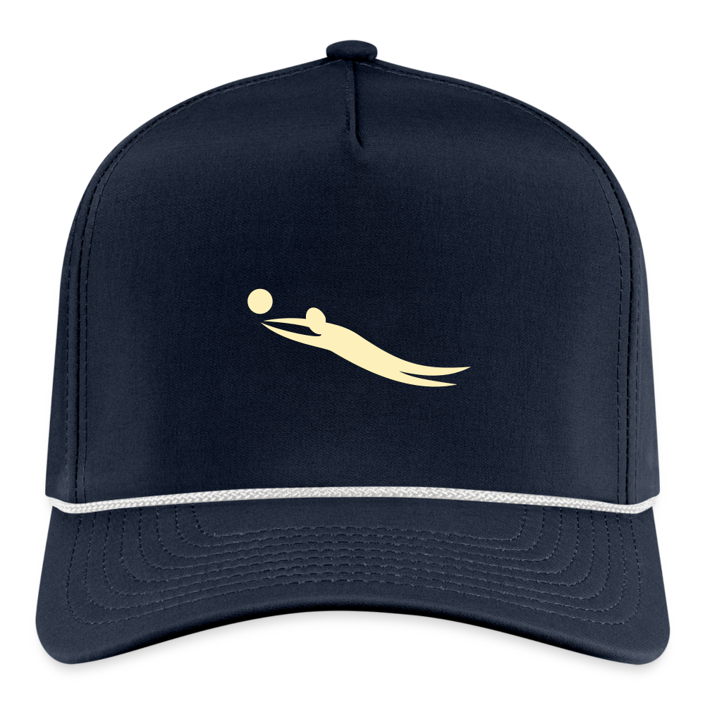SIE CAPS "VBALL" Imperial Rope Snapback Cap - navy/white
