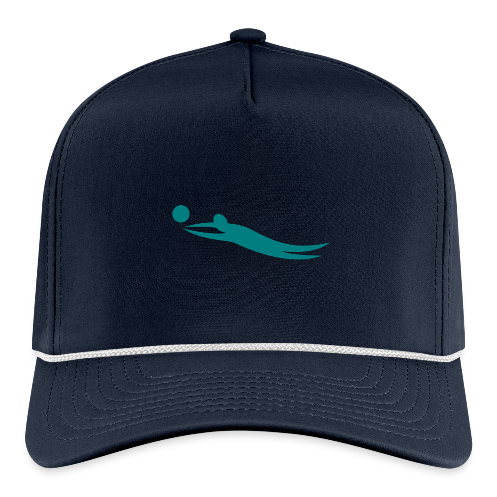 SIE CAPS" VBALL Imperial Rope Snapback Cap - navy/white