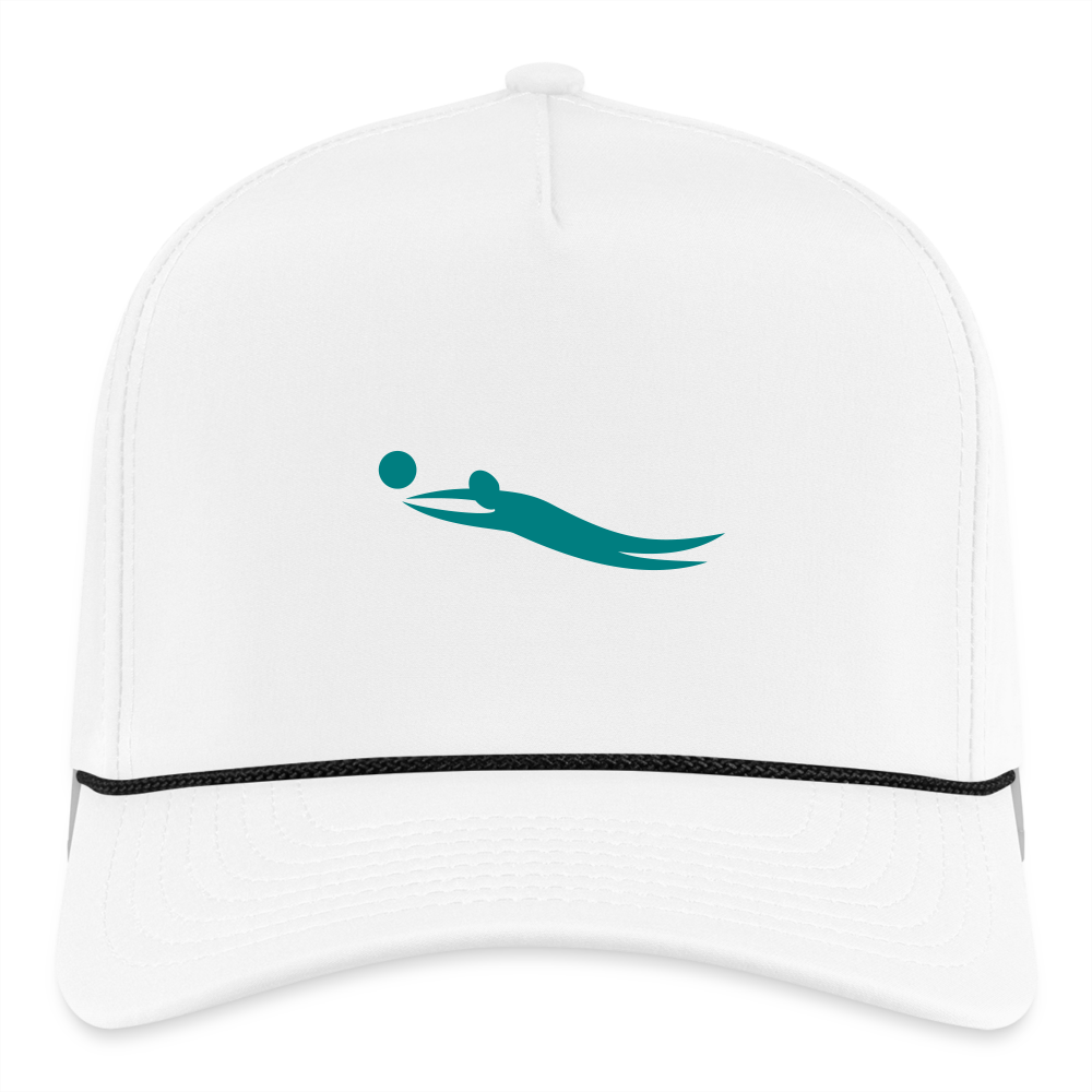 SIE CAPS" VBALL Imperial Rope Snapback Cap - white/black
