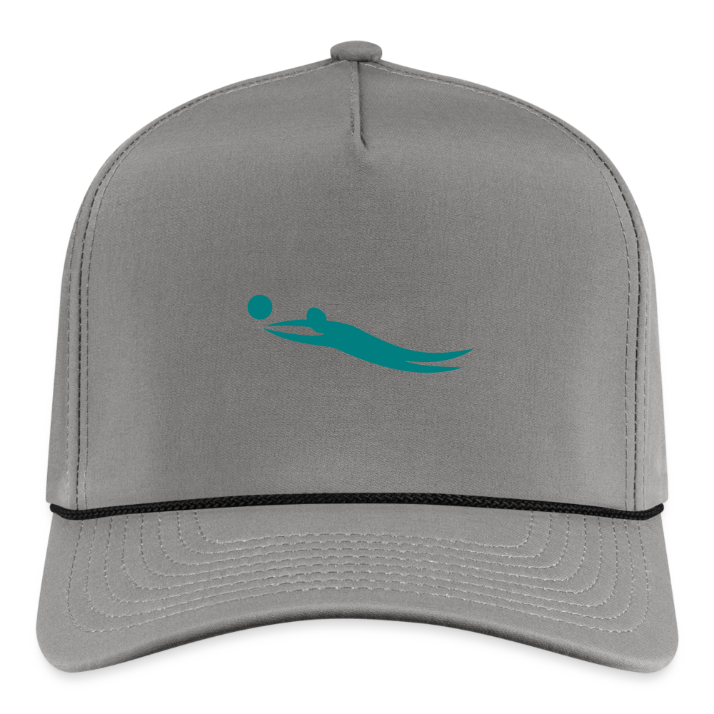 SIE CAPS" VBALL Imperial Rope Snapback Cap - gray/black