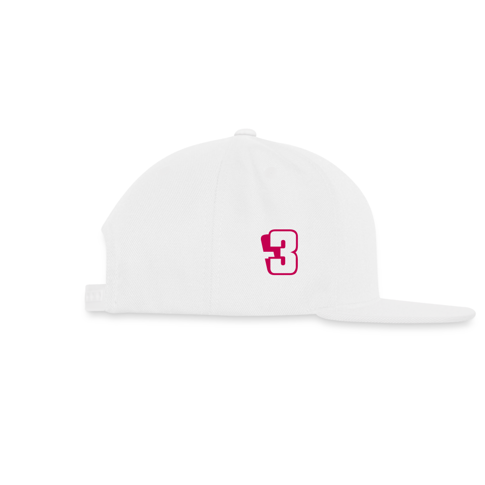 SIE CAPS "DIGGER" Original Snapback Baseball Cap - white