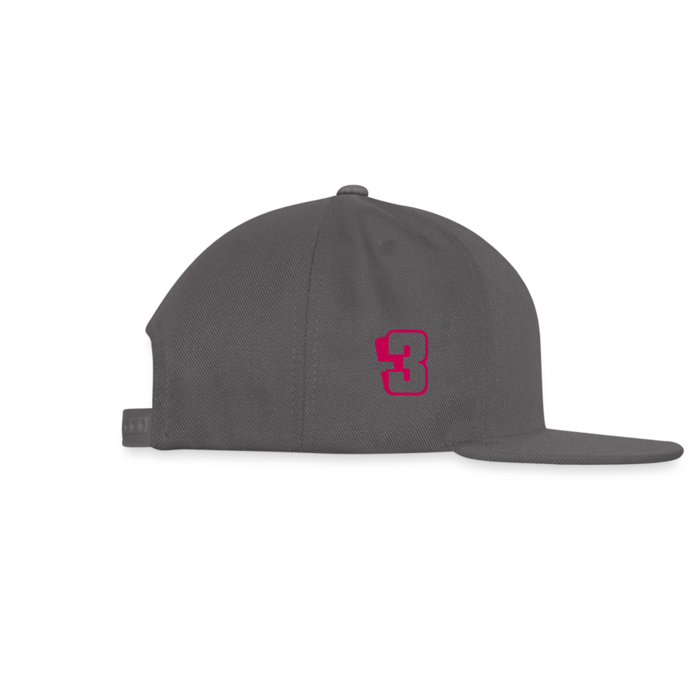 SIE CAPS "DIGGER" Original Snapback Baseball Cap - dark grey