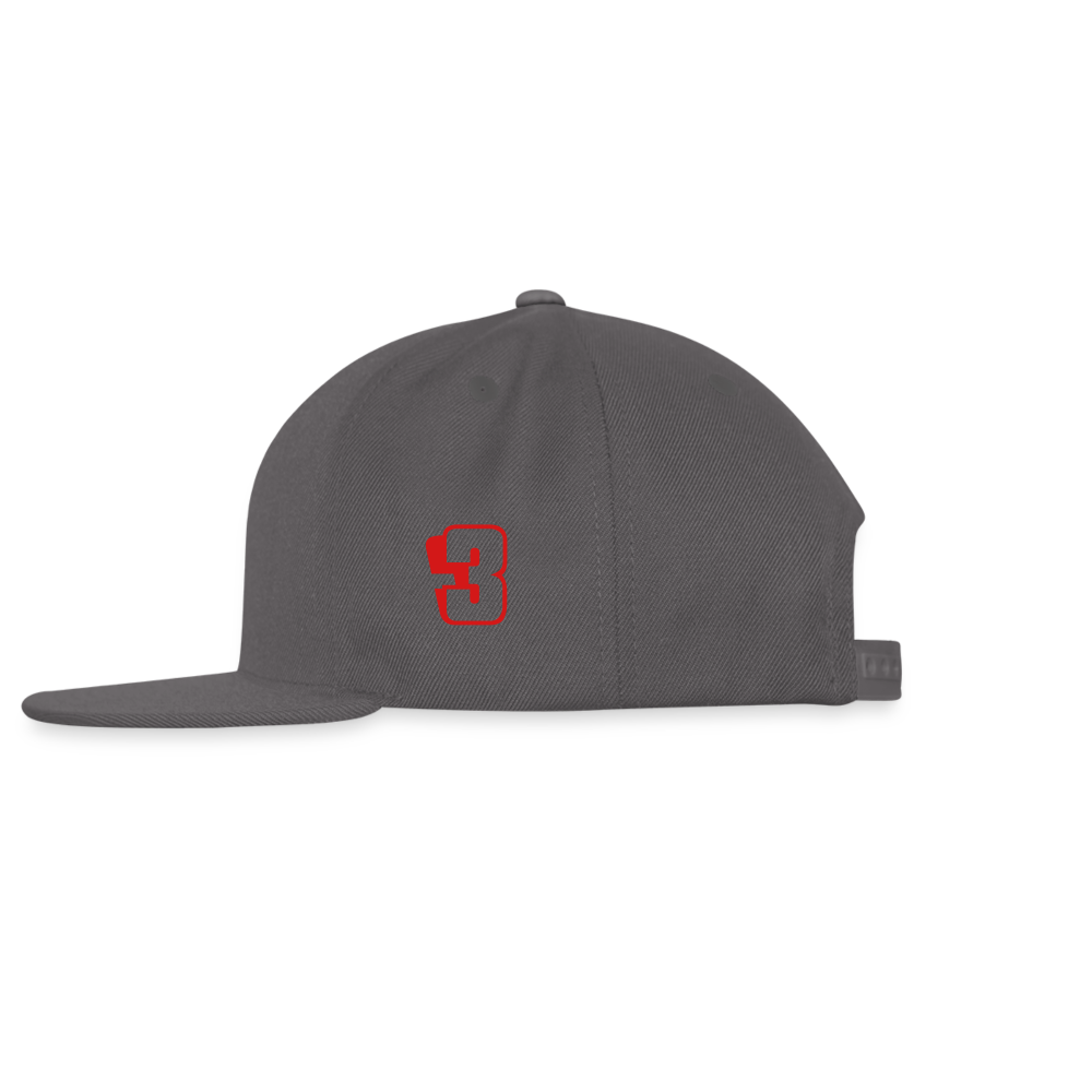SIE CAPS "DIGGER" Original Snapback Baseball Cap - dark grey