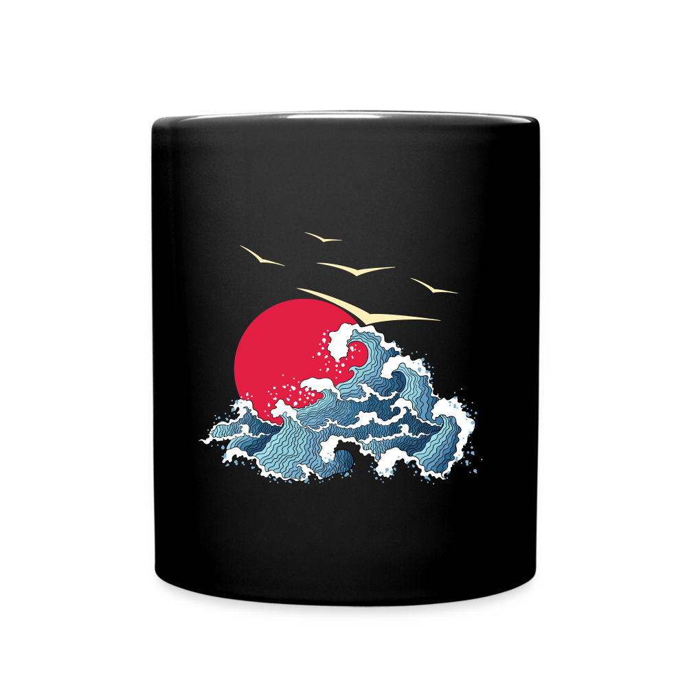 SIE CAPS "SUNSET SEAGULLS" Mug - black